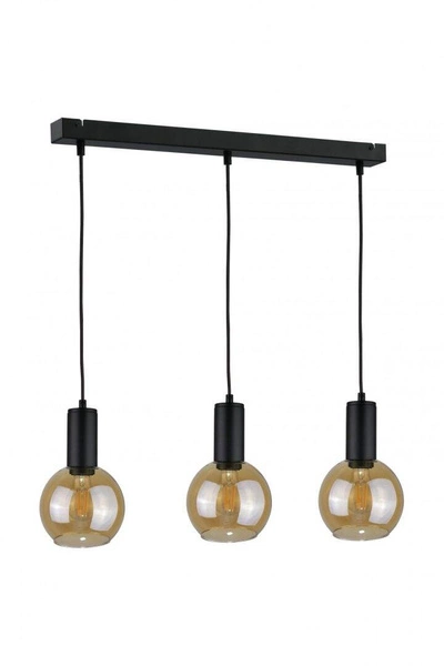 Lampa wisząca 3xE27 JANTAR BLACK