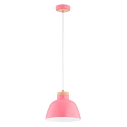 Lampa wisząca LORIEN PINK śr. 23cm E27 | różowy