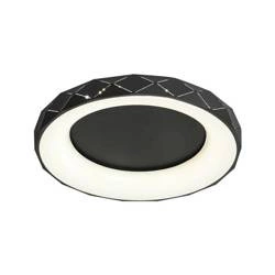 Plafon Reus, czarny, 36W LED, barwa neutralna 4000K