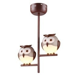 LAMPKA SUFITOWA OWL 2XG9 LED ML244