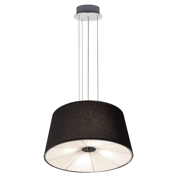 Lampa wisząca BALI, czarna, 4x60W E27