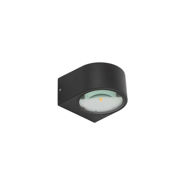 Kinkiet NEL LED I wys.6cm szer.9.5cm 5W 3000K 500lm IP54 | Czarny