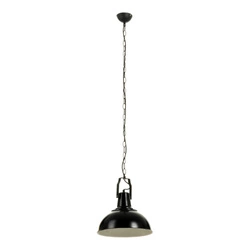 Lampa wisząca Lofti 1xE27 Max.60W Czarny Metal/Biały Metal 1152104