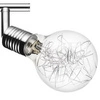 Lampa BULBS listwa sufitowa 3pkt żarówki metalowo - szklane 2507328