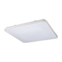 Plafon lampa sufitowa AGNES SQUARE LED IP44 32W biały szer. 43,5cm ciepła 3000K