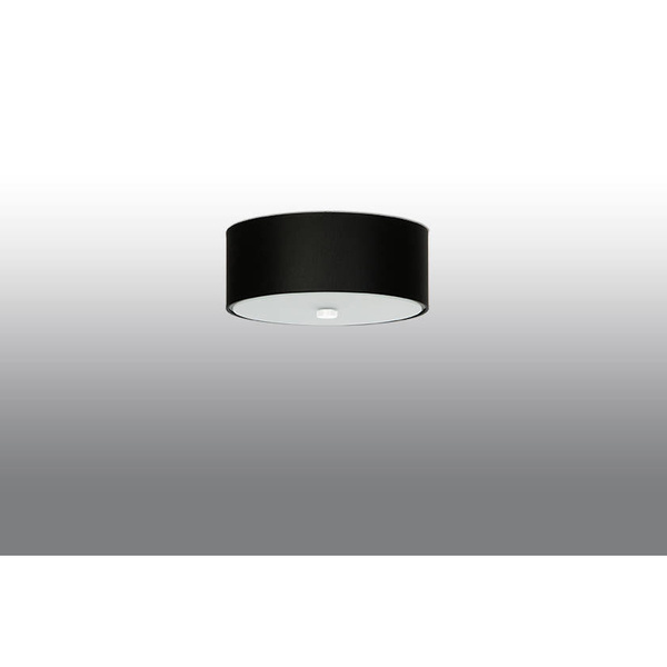 Lampa sufitowa SKALA SL.0760, 30cm, czarna, 3x60W E27