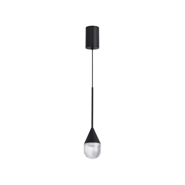 Lampa Wisząca Nata 1xLED czarna PL0104-BK