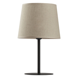 Stylowa lampka nocna CHICAGO E27 60W dł. 25cm | beżowy