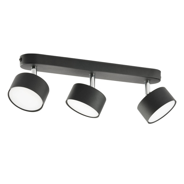 Lampa sufitowa listwa CLARK BLACK 3x GX53 szer. 40cm | czarny