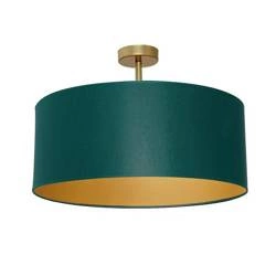 Nowoczesna lampa sufitowa BEN GREEN/GOLD 3xE27 MLP6453