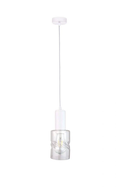 Lampa wisząca 1xE27 CROSS WHITE