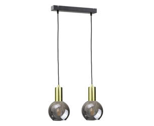 Lampa wisząca 2xE27 SUPRA BLACK/GOLD