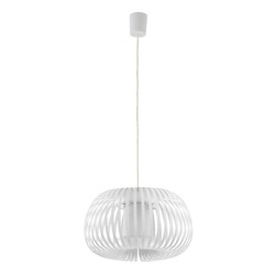 Stylowa lampa do salonu ROYAS WHITE E27 szer. 51cm | biały