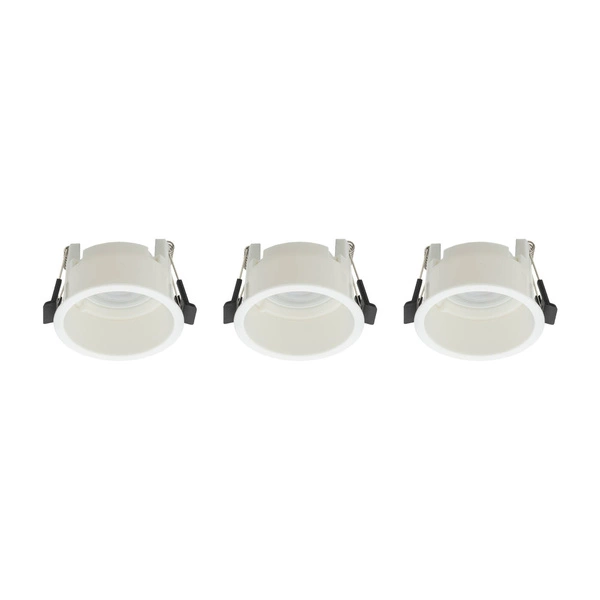 Oprawy podtynkowe CUP 3 PC SET śr. 7cm 3xGU10 | biały 10793