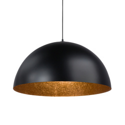 Lampa wisząca SFERA czarno - miedziana 70cm