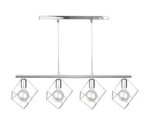 Lampa wisząca 4xE27 ARNICA SILVER LONG