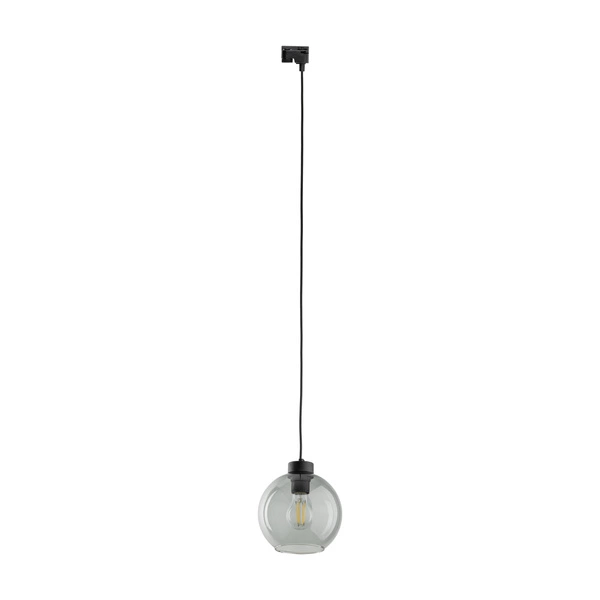 Lampa wisząca do szyny 1F TRACER CUBUS GRAFIT 1XE27 dług.164cm szer.18cm | Grafitowy 10666