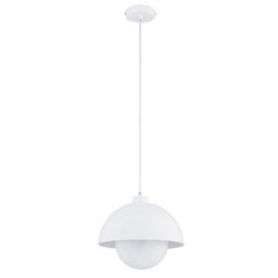 Lampa wisząca ALFA KUGER BIAŁA 1xE27 27cm | 61439