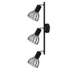 Lampa listwa czarna z drutu 3pkt MEGAN 75cm 2743304