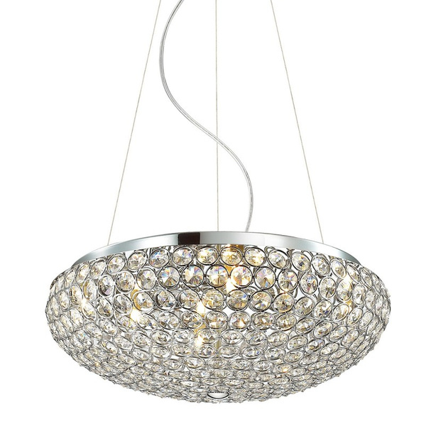 Lampa wisząca Santo 50cm 7xG9 | chrom