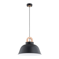 Lampa wisząca VAYPER BLACK DUO śr. 40cm E27 | czarny