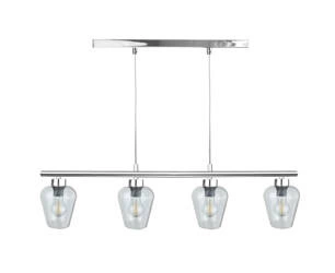 Lampa wisząca 4xE27 FLOS SILVER LONG