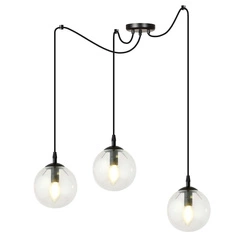Lampa wisząca Emibig GIGI 3 BL TRANSPARENT 936/3