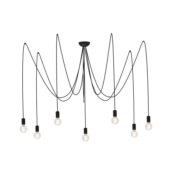 Lampa pająk SPIDER BLACK VII x7 6785 6785