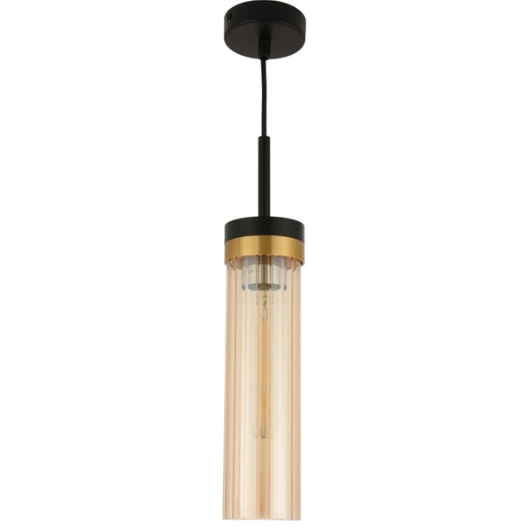 Lampa Wisząca Malika 1xE27 czarny PL0140-1