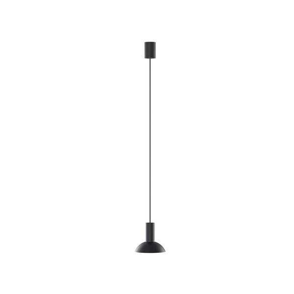 Lampa wisząca HERMANOS C BLACK śr. 15,5cm GU10 | czarny 8192