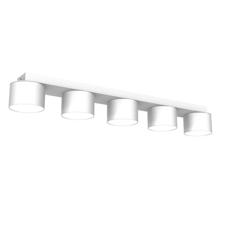 Lampa sufitowa listwa DIXIE WHITE 5x GX53 szer. 64cm | biały