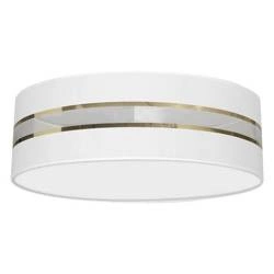 Lampa Sufitowa ULTIMO WHITE, MLP7352, 60 cm, biały/transparentny/złoty, 3x60W E27