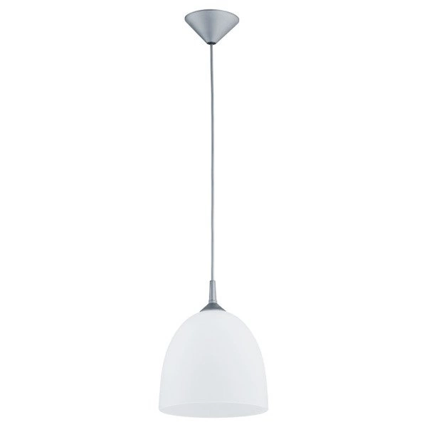 Lampa wisząca zwis DAWID biały/szary śr. 23cm