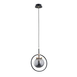 Nowoczesna lampa do sypialni AKIRA E27 wys. 90cm | czarny