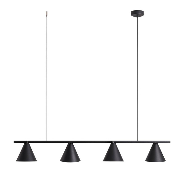 LAMPA WISZĄCA FORM 4 BLACK | Czarny