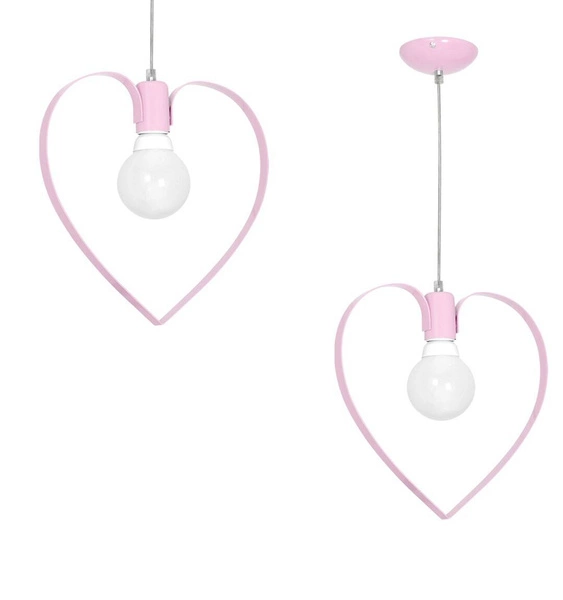 Lampa wisząca AMORE PINK 1xE27 MLP9953