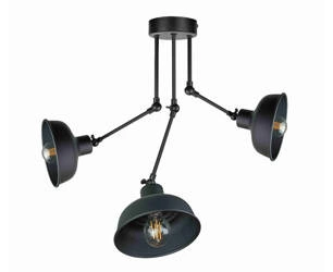 Lampa sufitowa 3xE27 HERMES BLACK