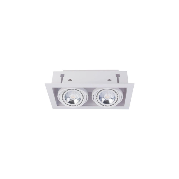 Lampa wpuszczana dwu punktowa DOWNLIGHT WHITE ES111 9574