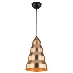 Lampa wisząca VESUVIO 31-58560 złoty/czarny 1x40W E27