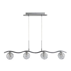 Lampa wisząca STARLET 34-85750 chrom/transparentny 4x40W G9