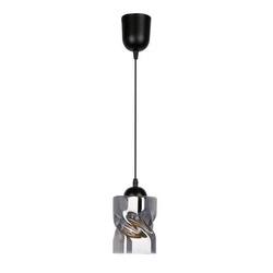 Lampa wisząca FELIS, 31-00118, czarny/dymiony, 1x60W E27