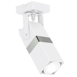 Nowoczesny kinkiet spot VIDAR WHITE/CHROME 1xGU10 MLP6281