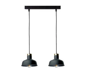 Lampa wisząca 2xE27 HEBE BLACK