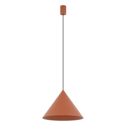 Lampa wisząca ZENITH M wys.130cm szer.35cm GU10 IP20 | Terracotta 11486