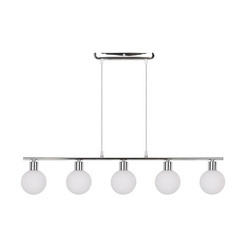 Lampa wisząca ODEN, 35-03270, chrom/biały, 5x40W G9