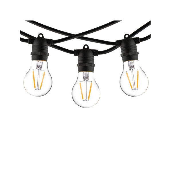 Girlanda ogrodowa FESTOON LIGHTS 6M 10xE27 | czarny 7873