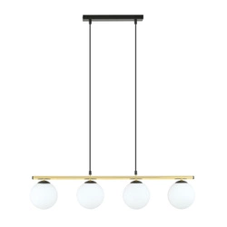 Lampa sufitowa Emibig ALORA 4 BL OPAL 1254/4