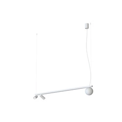 Lampa wisząca FOURTY III 2xGU10R35 G9 wys.160cm dług.101 | Biały 11445