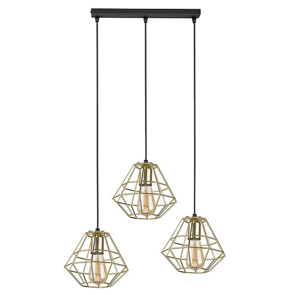 DIAMOND GOLD LAMPA WISZACA 3PŁ LISTWA 4111