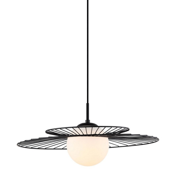 Lampa wisząca SARAH śr. 11cm E27 | złoty/biały